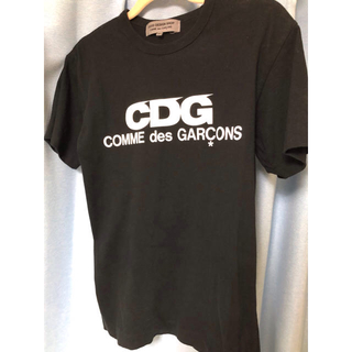 コムデギャルソン(COMME des GARCONS)のMサイズ コムデギャルソン CDG ロゴ tシャツ ブラック(Tシャツ/カットソー(半袖/袖なし))