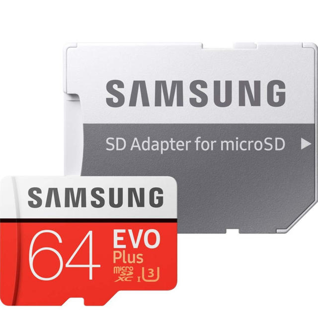 SAMSUNG(サムスン)のmicroSDカード 64GB/MB-MC64GA/ECO スマホ/家電/カメラのスマートフォン/携帯電話(その他)の商品写真