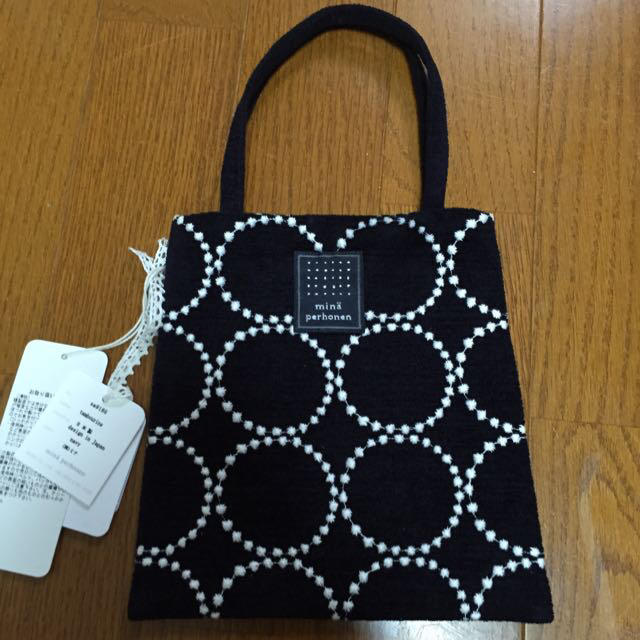mina perhonen タンバリン ミニバッグの通販 by a♡b mina perhone ミニバッグ