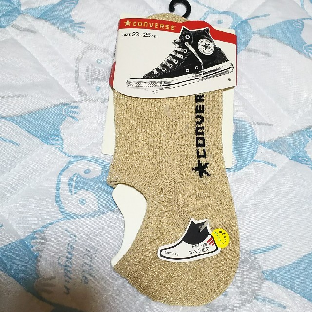 CONVERSE(コンバース)の新品 CONVERSE ラメ靴下 レディースのレッグウェア(ソックス)の商品写真