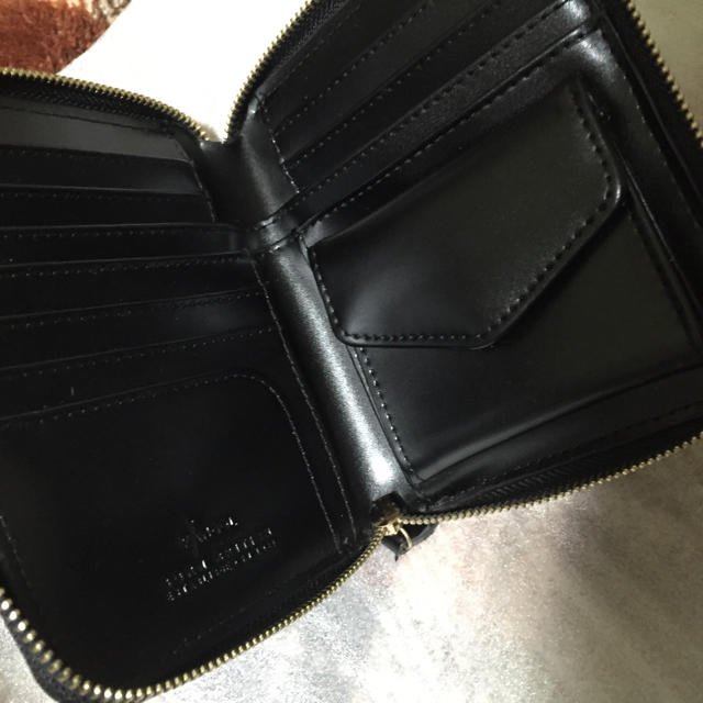 KANGOL(カンゴール)のカンゴール 財布 黒 折りたたみ 二つ折り財布 メンズのファッション小物(折り財布)の商品写真