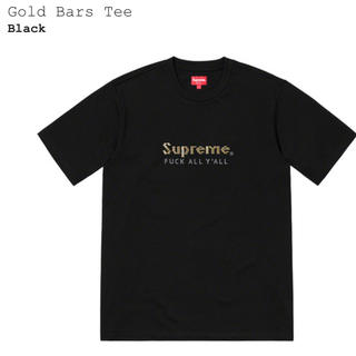 シュプリーム(Supreme)のSupreme Gold Bars Tee  Black Ｌサイズ(Tシャツ/カットソー(半袖/袖なし))