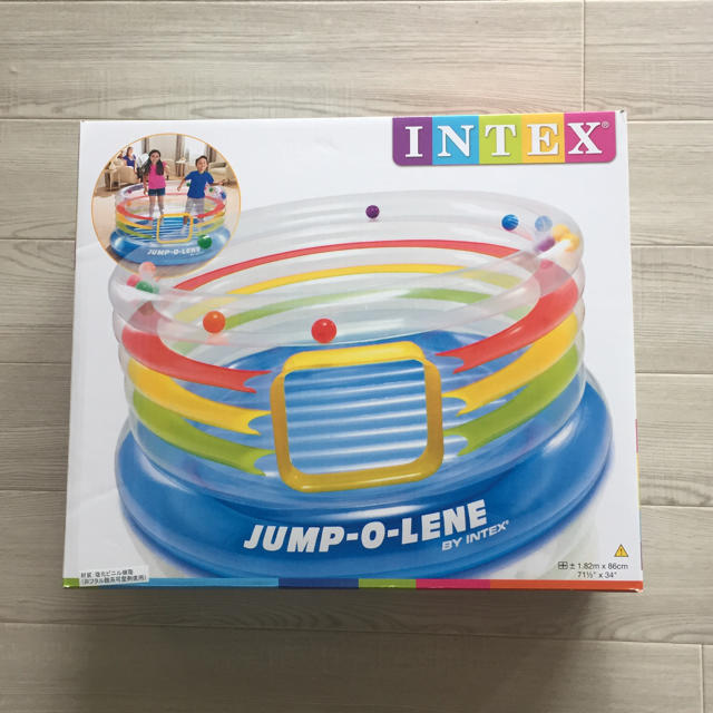 【新品未使用】intex インテックス トランポリン ボールプール キッズ/ベビー/マタニティのおもちゃ(知育玩具)の商品写真