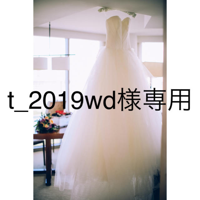 Vera Wang(ヴェラウォン)の【t_2019wd様専用】ヴェラウォン オクタヴィアUS2 レディースのフォーマル/ドレス(ウェディングドレス)の商品写真