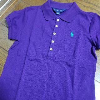 ラルフローレン(Ralph Lauren)のRALPH LAURENの　パープルポロシャツ❤　新品　140(Tシャツ/カットソー)