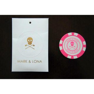 マークアンドロナ(MARK&LONA)の新品未使用！MARK&LONA ボールマーカー ピンク(その他)