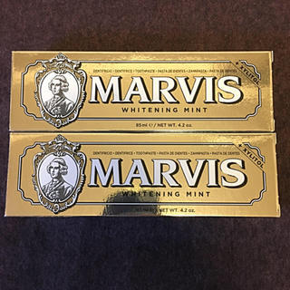 マービス(MARVIS)の★MARVIS 歯磨き粉 85ml 2本 ホワイト・ミント(歯磨き粉)