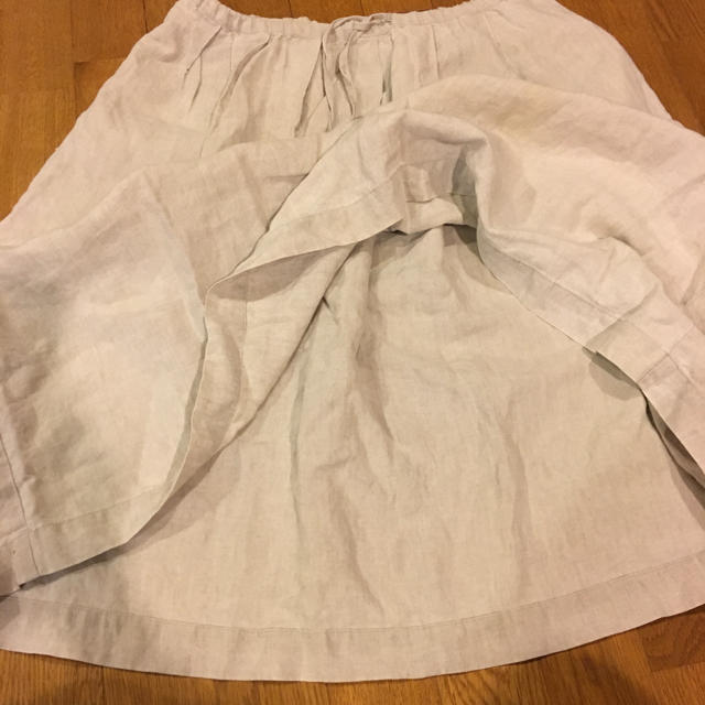 MUJI (無印良品)(ムジルシリョウヒン)の無印良品リネンスカート レディースのスカート(ひざ丈スカート)の商品写真