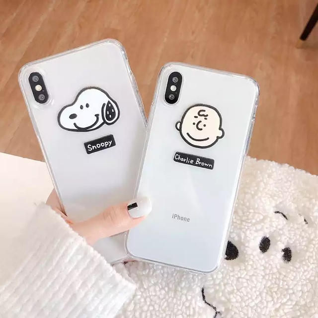 SNOOPY - 大人気のクリアiPhoneケース☆スヌーピー  ★チャーリーブラウンの通販 by りあん♡'s shop｜スヌーピーならラクマ