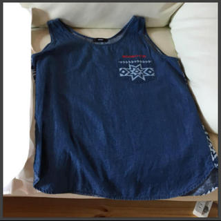 ロデオクラウンズ(RODEO CROWNS)のロデオクラウンズ Mサイズ デニムタンクトップ(Tシャツ(半袖/袖なし))