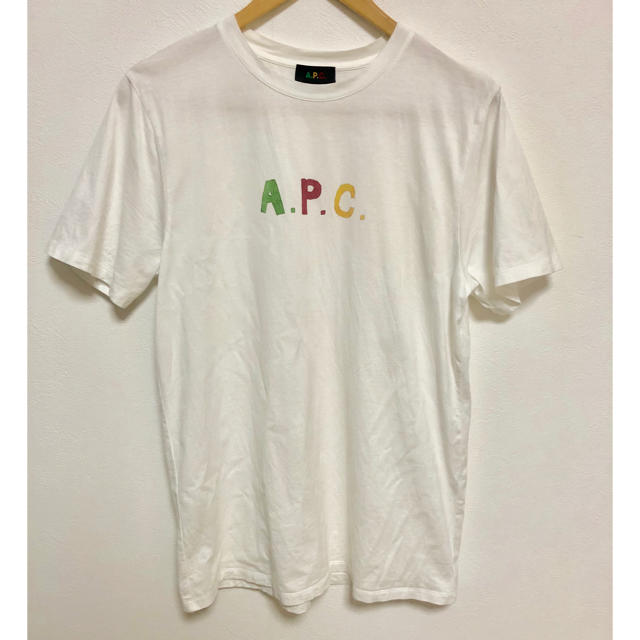 A.P.C(アーペーセー)のA.P.C.＊カラーロゴプリントTシャツ メンズのトップス(Tシャツ/カットソー(半袖/袖なし))の商品写真