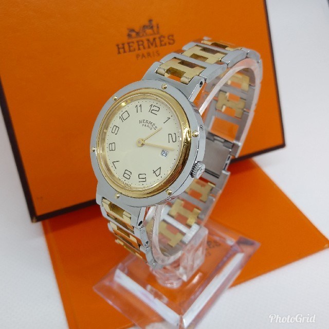 HERMES エルメス クリッパー メンズモデル 腕時計-
