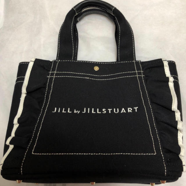 JILL by JILLSTUART(ジルバイジルスチュアート)のフリルキャンバストートバッグ JILL BY JILLSTUART レディースのバッグ(トートバッグ)の商品写真