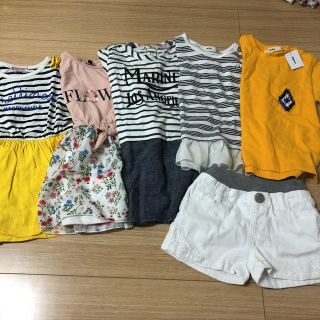 ワンピース トップス Tシャツ ハーフパンツ ライトオン 女の子 まとめ売り(ワンピース)