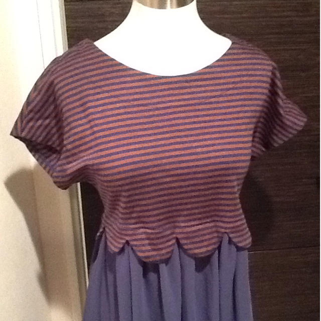 Dot&Stripes CHILDWOMAN(ドットアンドストライプスチャイルドウーマン)のドットストライプ★値下げ送料こみ レディースのワンピース(ひざ丈ワンピース)の商品写真