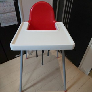 イケア(IKEA)のIKEA ベビーチェアANTILOP テーブル・クッション付き(その他)