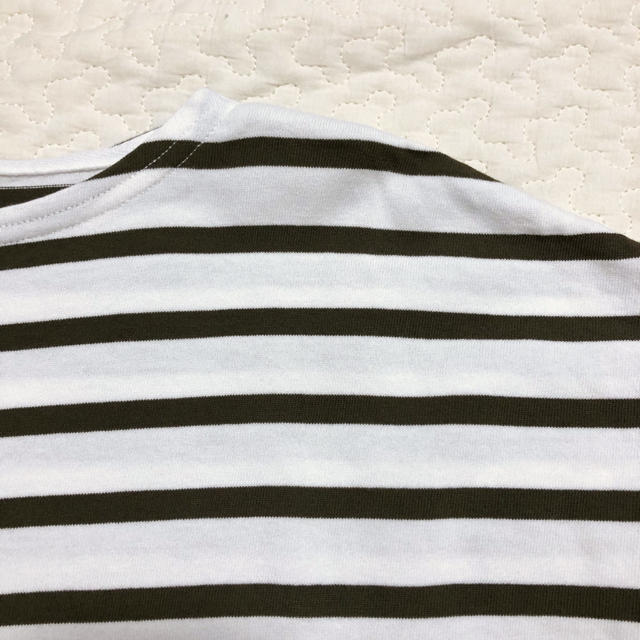 MUJI (無印良品)(ムジルシリョウヒン)の無印 muji  無印良品 ボーダーTシャツ Tシャツ  カットソー トップス レディースのトップス(Tシャツ(半袖/袖なし))の商品写真