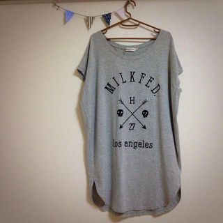 ミルクフェド(MILKFED.)のmilkfed＊Tシャツワンピ(Tシャツ(半袖/袖なし))