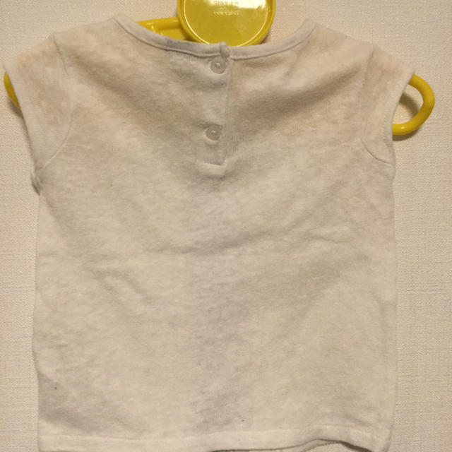 babyGAP(ベビーギャップ)のbaby gap トップス  80 白 キッズ/ベビー/マタニティのベビー服(~85cm)(シャツ/カットソー)の商品写真