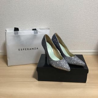 エスペランサ(ESPERANZA)のブライダルシューズ ラメ 24.5cm(ハイヒール/パンプス)