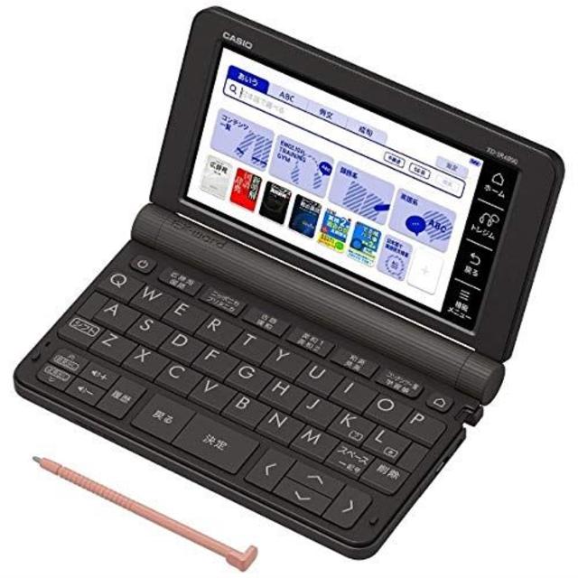 画面57型タッチパネル新品おまけ付☆CASIO 電子辞書 XD-SR4800BK ブラック