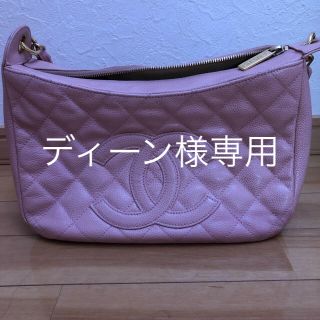 シャネル(CHANEL)の正規品 CHANEL キャビアスキン ピンク 中古(ショルダーバッグ)