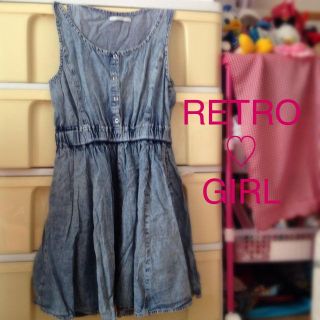 レトロガール(RETRO GIRL)のRETRO GIRL♡デニムワンピ(その他)