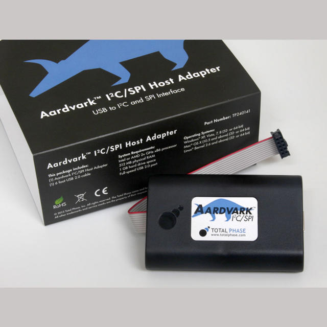 Aardvark I2C/SPI Host Adapter ホストアダプター スマホ/家電/カメラのPC/タブレット(PC周辺機器)の商品写真