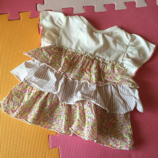 BREEZE(ブリーズ)のsunnylandscape花柄Tシャツ キッズ/ベビー/マタニティのキッズ服女の子用(90cm~)(Tシャツ/カットソー)の商品写真