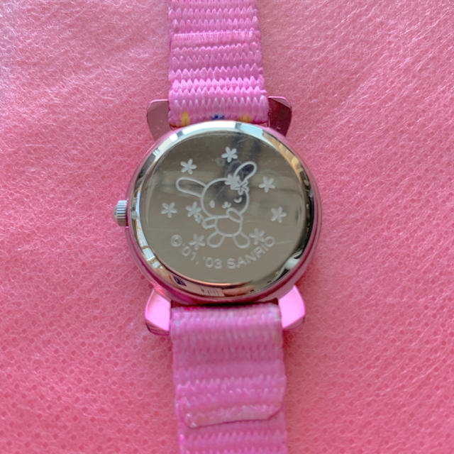 サンリオ(サンリオ)の子供用ピンクの腕時計 サンリオウサハナ USAHANA キッズ/ベビー/マタニティのこども用ファッション小物(腕時計)の商品写真