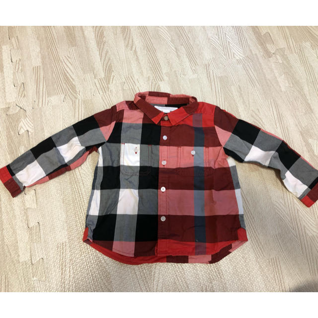 BURBERRY(バーバリー)のバーバリー 長袖シャツ 12M  キッズ/ベビー/マタニティのベビー服(~85cm)(シャツ/カットソー)の商品写真