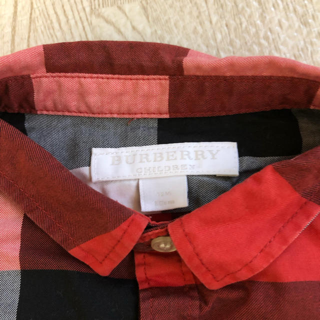 BURBERRY(バーバリー)のバーバリー 長袖シャツ 12M  キッズ/ベビー/マタニティのベビー服(~85cm)(シャツ/カットソー)の商品写真