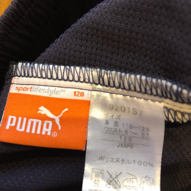 PUMA(プーマ)のスポーツ用ショートパンツ120 キッズ/ベビー/マタニティのキッズ服女の子用(90cm~)(パンツ/スパッツ)の商品写真