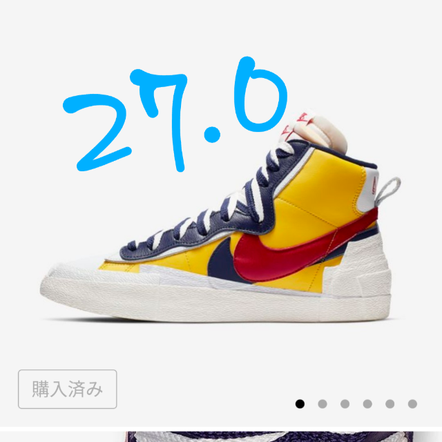 NIKE - 【27cm】Sacai x Nike Blazer Mid