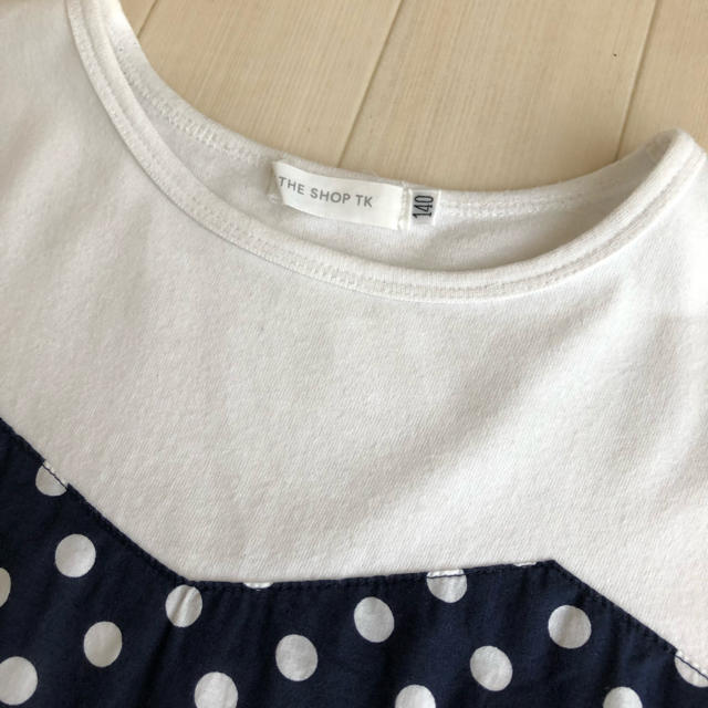 THE SHOP TK(ザショップティーケー)のTHE SHOP TK 女の子 140センチ トップス キッズ/ベビー/マタニティのキッズ服女の子用(90cm~)(Tシャツ/カットソー)の商品写真