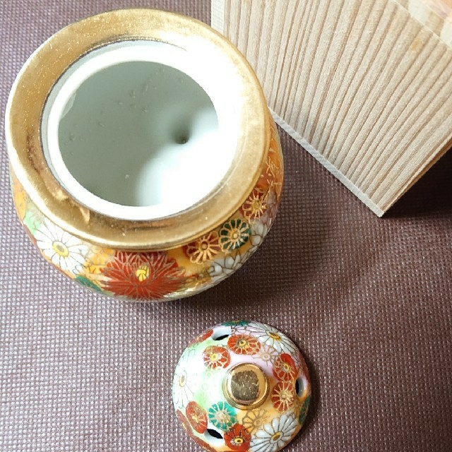 九谷焼 花詰 ミニ香炉の通販 by 猫まんまshop｜ラクマ