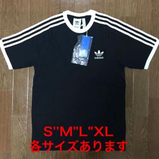 アディダス(adidas)のアディダス オリジナルス 3ストライプス 半袖 Tシャツ 黒 新品未使用(Tシャツ/カットソー(半袖/袖なし))