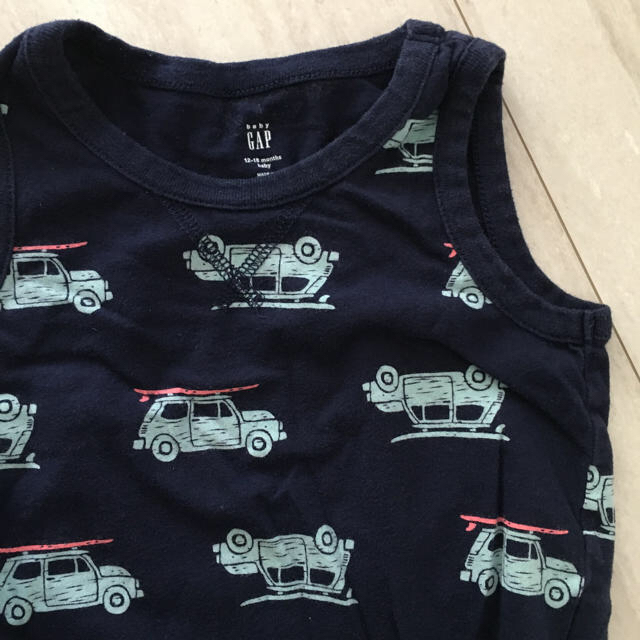 babyGAP(ベビーギャップ)のベビーギャップ  12-18month ロンパース 3枚セット キッズ/ベビー/マタニティのベビー服(~85cm)(ロンパース)の商品写真