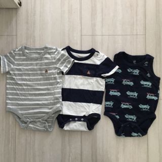 ベビーギャップ(babyGAP)のベビーギャップ  12-18month ロンパース 3枚セット(ロンパース)