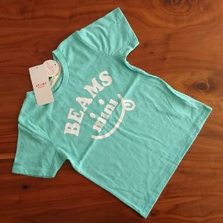 コドモビームス(こどもビームス)の新品 110㎝ BEAMS mini スマイリー Tシャツ グリーン(Tシャツ/カットソー)