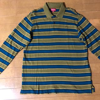 シュプリーム(Supreme)のSupreme Striped L/S Polo ロンt tシャツ 野村周平(Tシャツ/カットソー(七分/長袖))