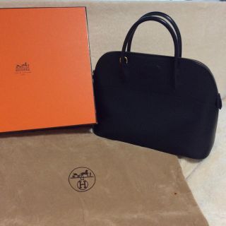 エルメス(Hermes)の専用エルメスHERMESボリード黒ヴォーシャモニー3537ノアール(ハンドバッグ)