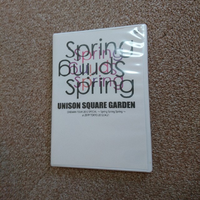 UNISON SQUARE GARDEN(ユニゾンスクエアガーデン)のspring spring spring エンタメ/ホビーのDVD/ブルーレイ(ミュージック)の商品写真