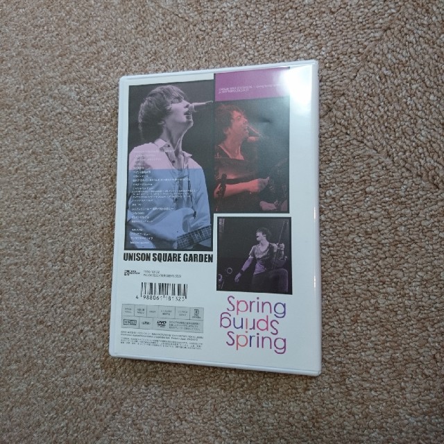 UNISON SQUARE GARDEN(ユニゾンスクエアガーデン)のspring spring spring エンタメ/ホビーのDVD/ブルーレイ(ミュージック)の商品写真