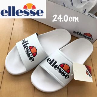 エレッセ(ellesse)の新品★Ellesse エレッセ  速乾 シャワーサンダル  男女兼用  白 24(サンダル)