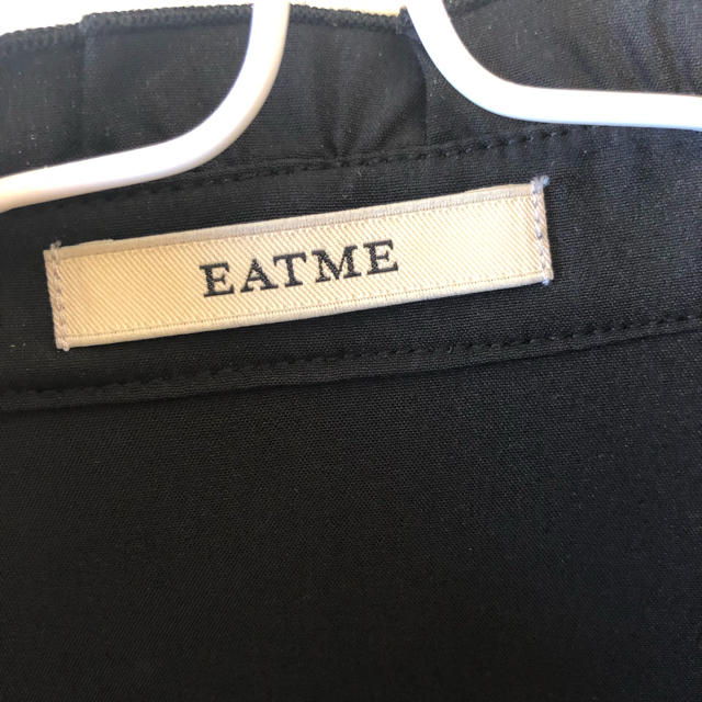 EATME(イートミー)のEATME フリルブラウス ブラック レディースのトップス(シャツ/ブラウス(長袖/七分))の商品写真