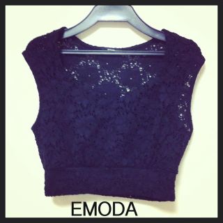 エモダ(EMODA)のEMODA☆(超美品)レースビスチェ(ベアトップ/チューブトップ)