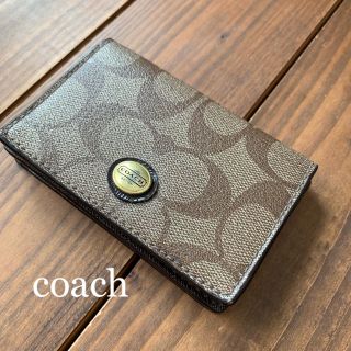 コーチ(COACH)の【coach】名刺ケース カードケース モノグラム(名刺入れ/定期入れ)