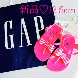 ベビーギャップ(babyGAP)のbabygap サンダル 新品未使用 12.5cm リボン(サンダル)