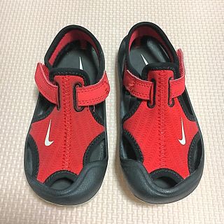 ナイキ(NIKE)のNIKE サンレイプロテクト RED 15cm(サンダル)